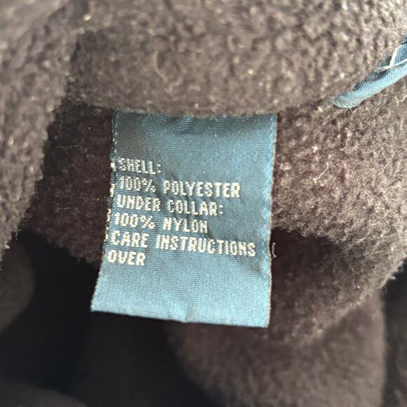 VTG 90s POLO RALPH LAUREN Full Zip Polartec Fleece Jacket in Black SZ XL - Picture 10 of 12